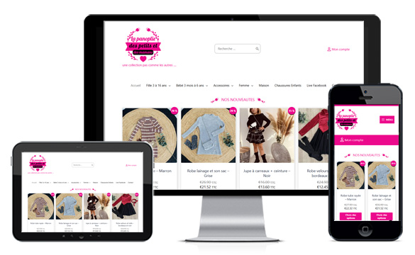 création boutique ecommerce site web